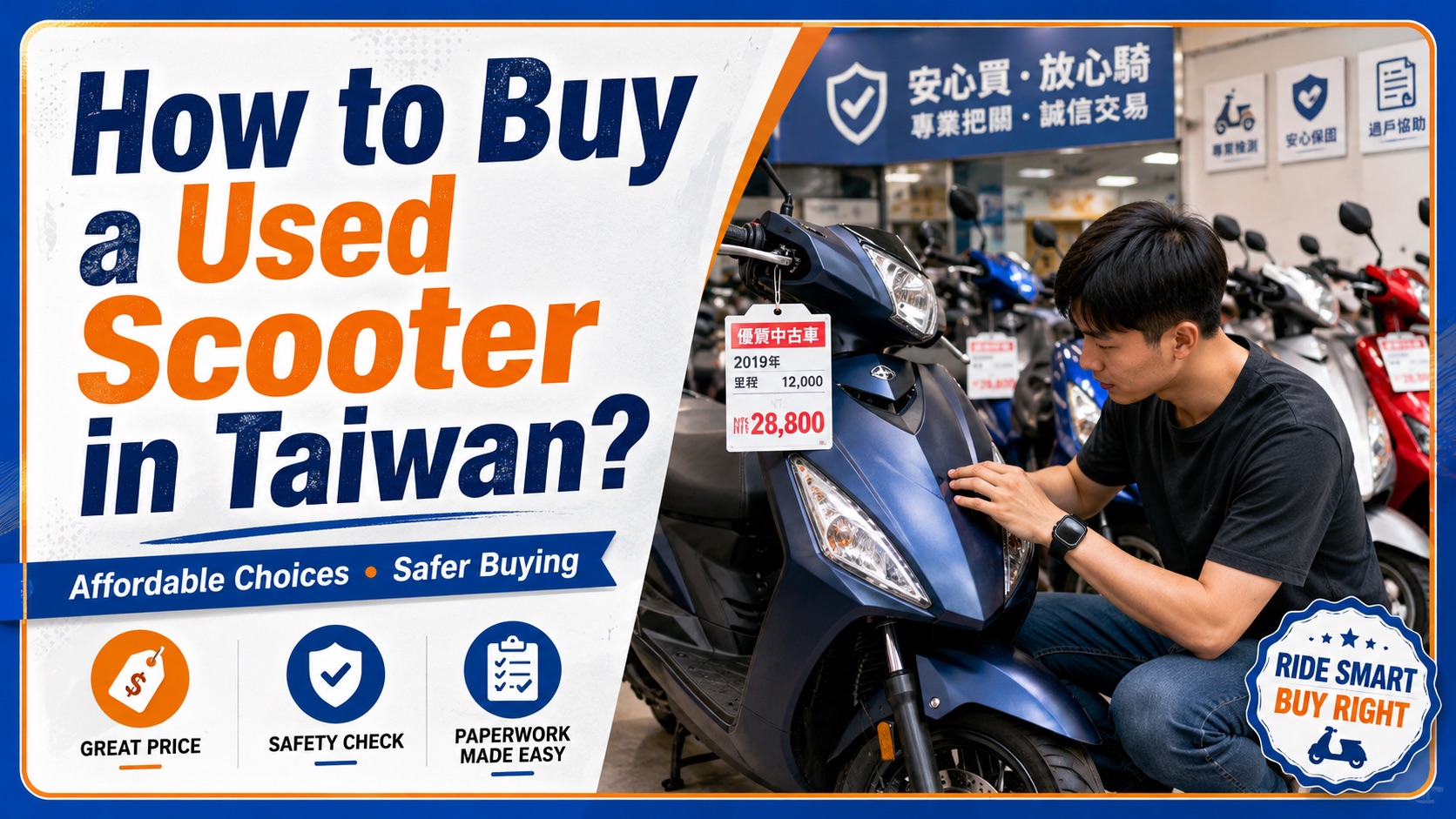 How to Buy a Used Scooter in Taiwan? A Practical Guide to Affordable Choices and Safer Buying