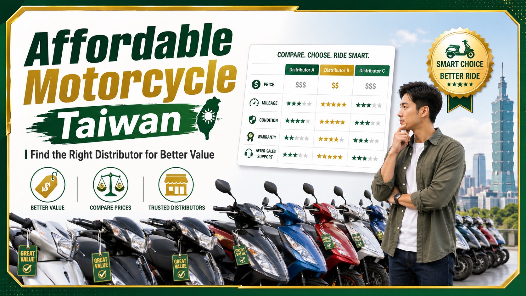Affordable Motorcycle Taiwan: How to Find the Right Motorbike Distributor for Better Value