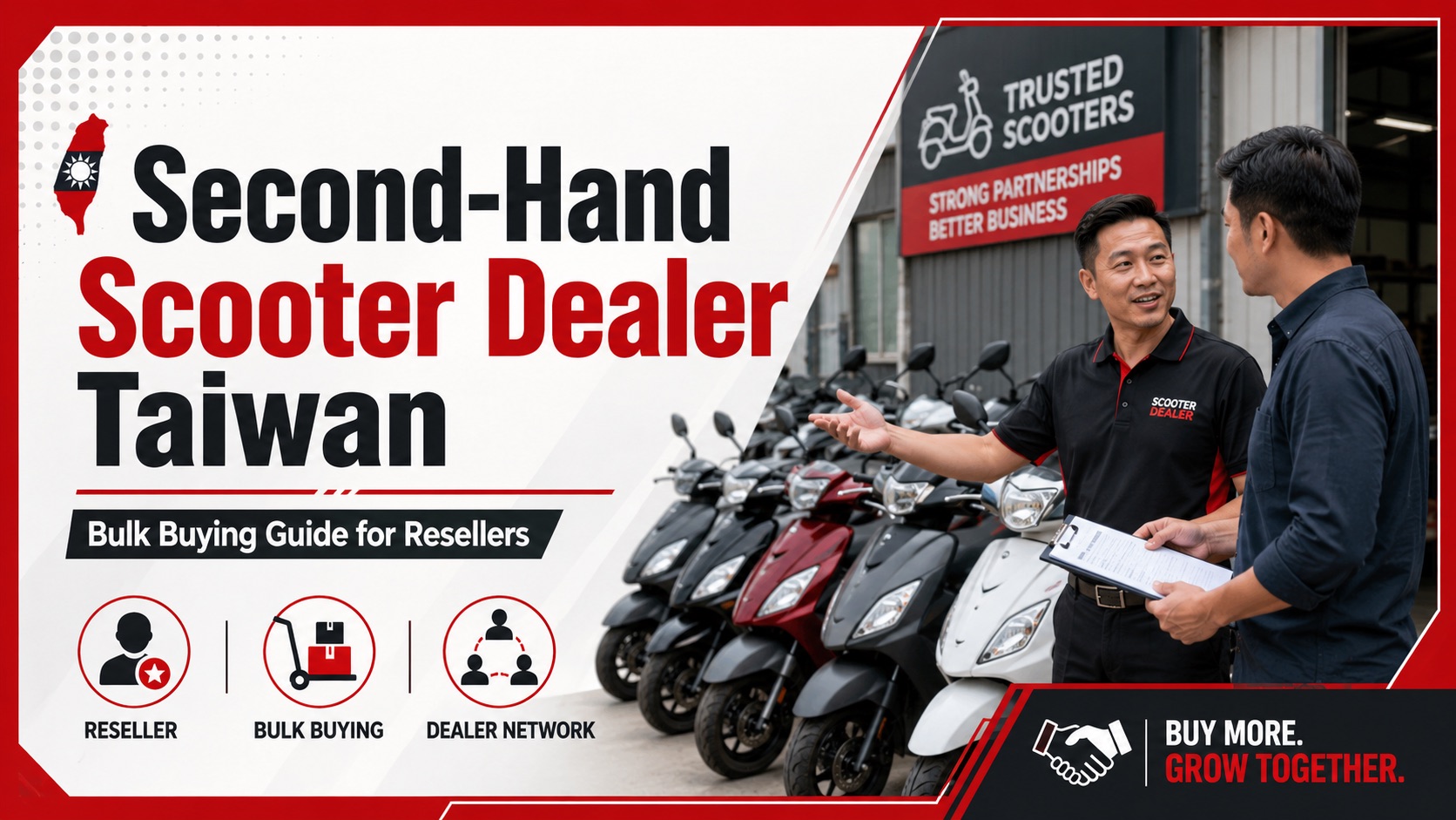 Second-Hand Scooter Dealer Taiwan: Bulk Used Motorbike Buying Guide for Resellers